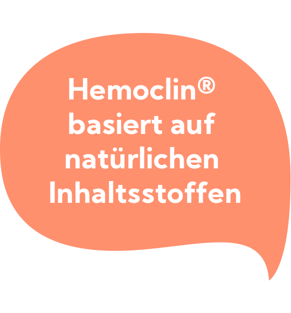 Hemoclin® basiert auf natürlichen Inhaltsstoffen